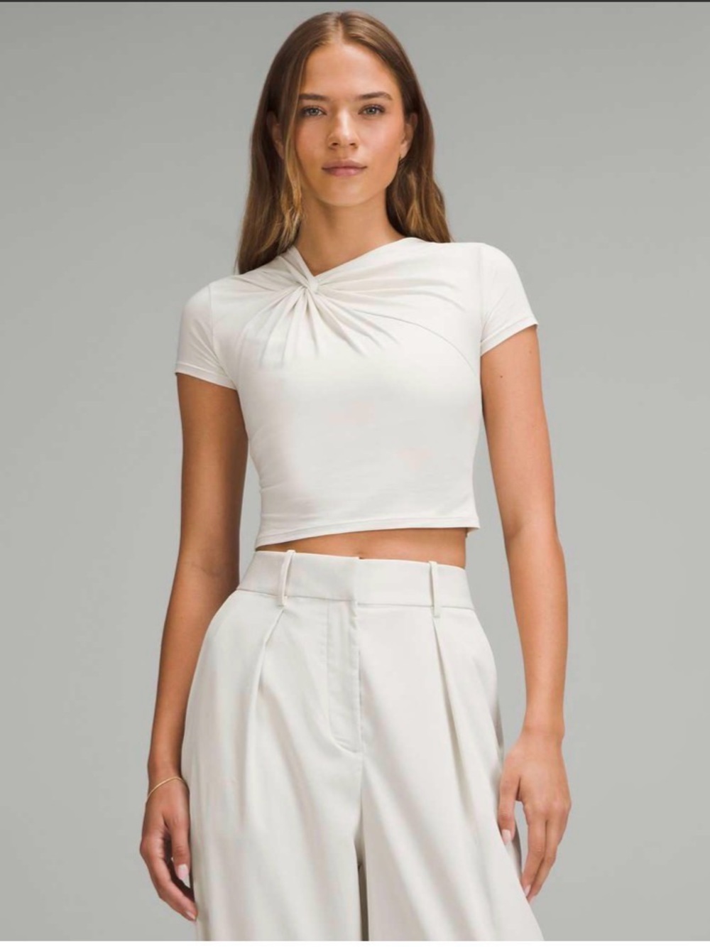 Lululemon Asymmetrical Front-Twist T-Shirt